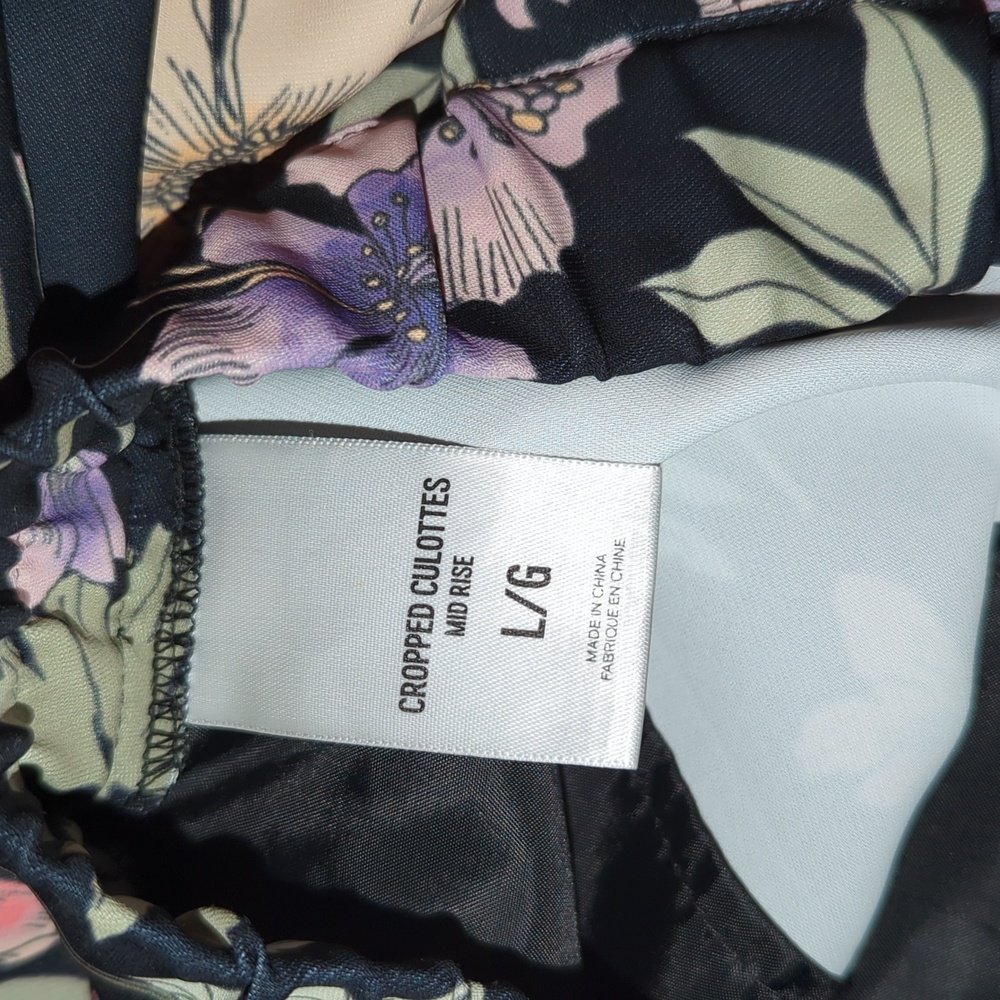Express Cropped Culottes Mid Rise - Picture 3 of 4